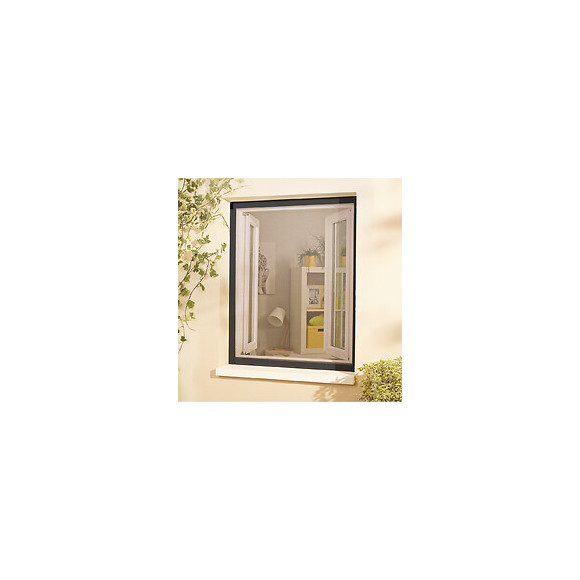 Moustiquaire enroulable recoupable alu Gris 220x160cm