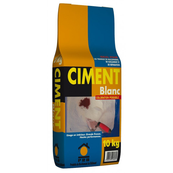 Ciment blanc 10kg