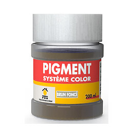 Pigments système couleur brun fonce 200ml