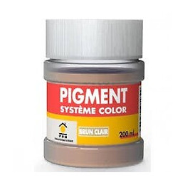 Pigments système couleur brun clair 200ml