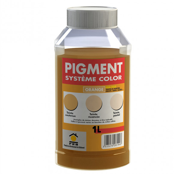 Pigments système couleur orange 1l
