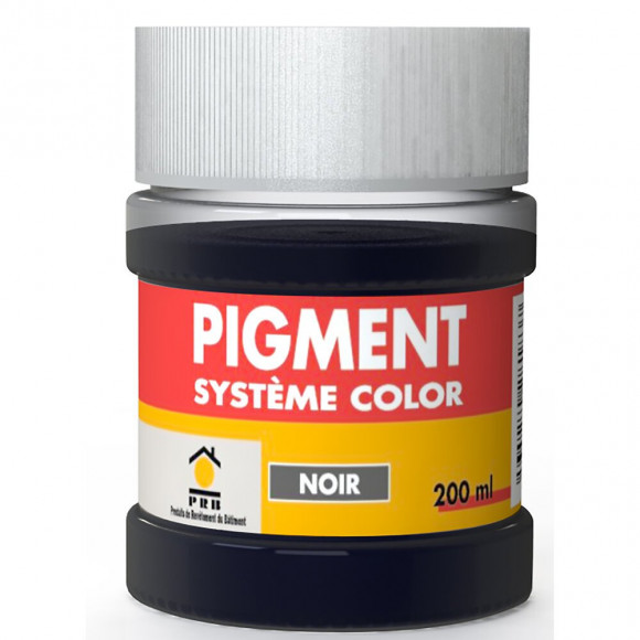 Pigments système couleur noir 200ml