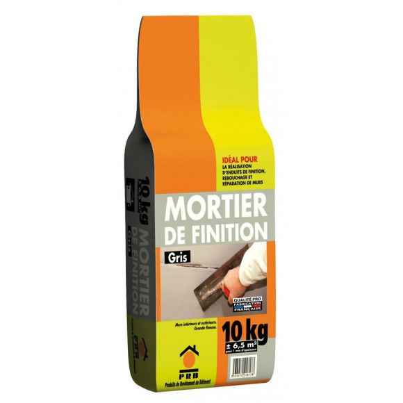 Mortier de finition gris 10kg