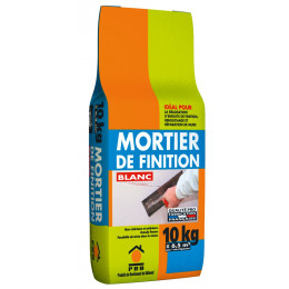 Mortier de finition blanc 10kg