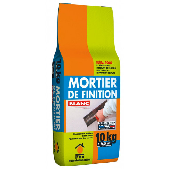 Mortier de finition blanc 10kg