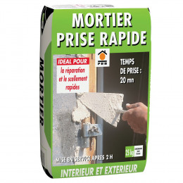 Mortier prise rapide 25kg