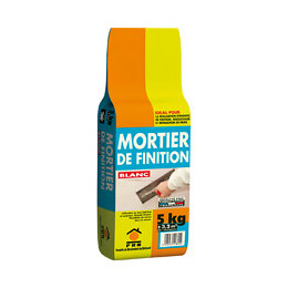Mortier de finition blanc 5kg