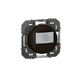 Interrupteur automatique dooxie 2 fils sans Neutre finition noir