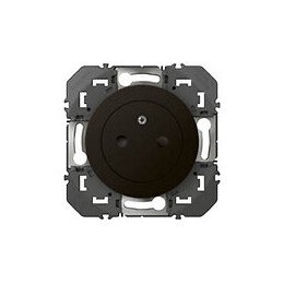 Prise de courant 2P+T Surface dooxie 16A finition noir - sachet