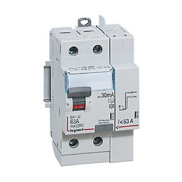 Interrupteur différentiel DX3-ID 2P type AC 30mA - 63A