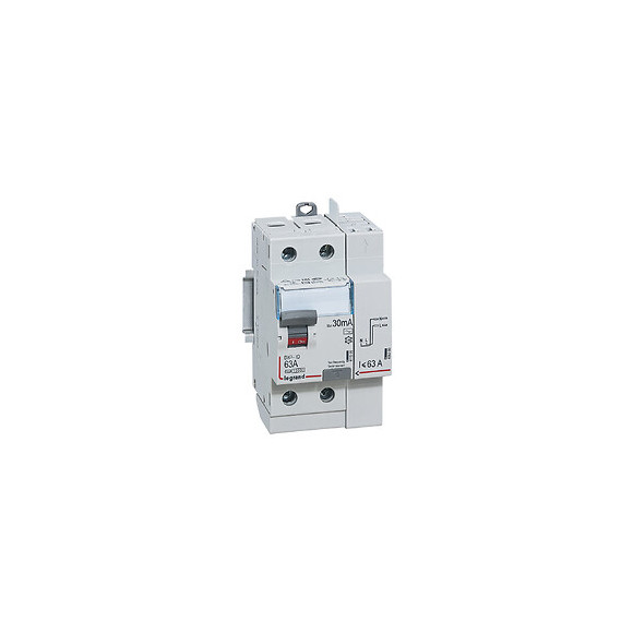 Interrupteur différentiel DX3-ID 2P type AC 30mA - 63A