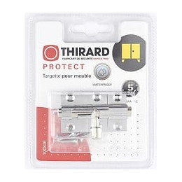 Targette À Pêne Rond Thirard, Laiton Chromé Gris