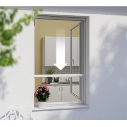 Enrouleur fenetre PVC MS blanc 130x160cm