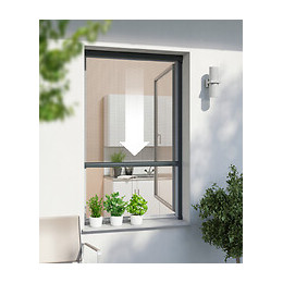 Enrouleur fenêtre alu anthracite 130x160cm