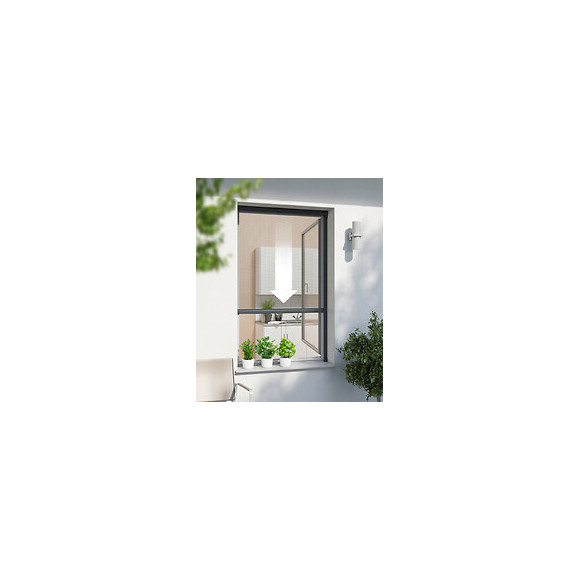 Enrouleur fenêtre alu anthracite 130x160cm