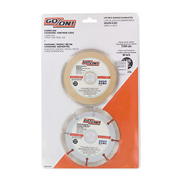 Disque diamant lisse et segmenté d.115x2mm - alésage 22.2mm