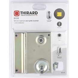 Serrure En Applique Thirard, Axe 45 Mm, À Poignée, Ouverture À Gauche