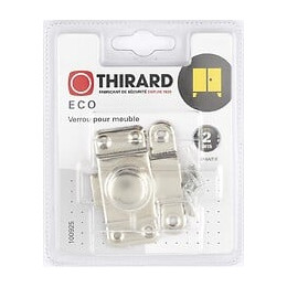 Verrou Automatique Thirard, Acier Zingué Gris