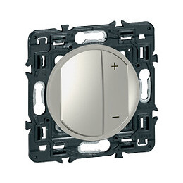 Interrupteur variateur Céliane 300W - titane