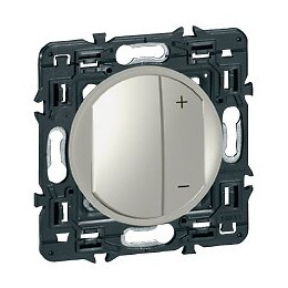 Interrupteur variateur Céliane 300W - titane