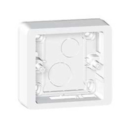 Cadre 1 poste pour pose en saillie Céliane - Titane