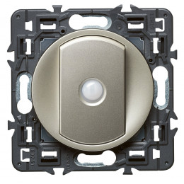 Interrupteur à extinction automatique Céliane Intuition - Titane