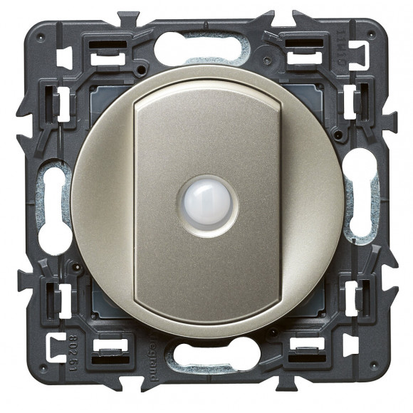 Interrupteur à extinction automatique Céliane Intuition - Titane