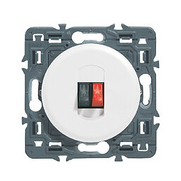 Prise haut-parleur Céliane - Blanc