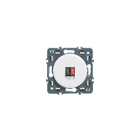 Prise haut-parleur Céliane - Blanc