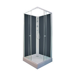 Cabine de douche Minea 80x80cm grise