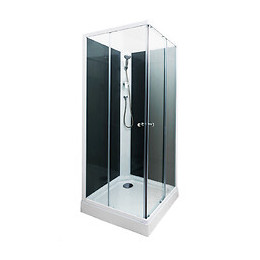 Cabine de douche Minea 80x80cm grise