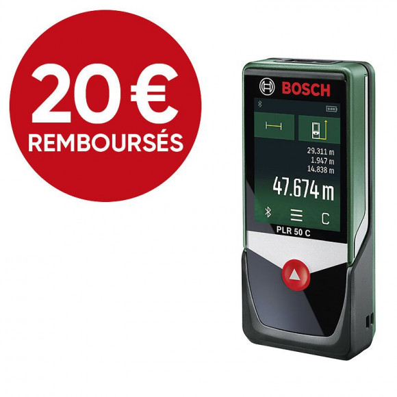 Télémètre laser connecté PLR 50 C