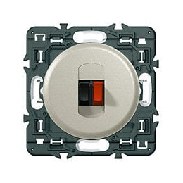 Prise haut-parleur Céliane - Titane