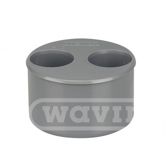 Tampon de réduction PVC évacuation bâtiment DN93xDN40xDN40