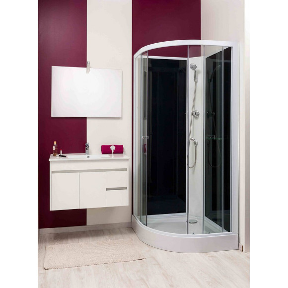 Cabine de douche Gena NH 1/4 cercle 90cm