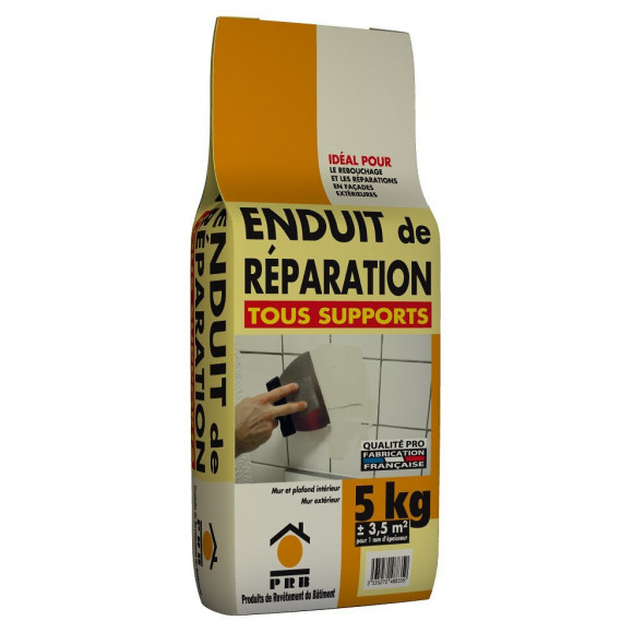 Enduit de réparation tous supports 5kg