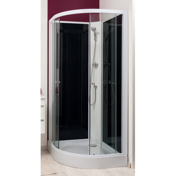 Cabine de douche Gena NH 1/4 cercle 80cm