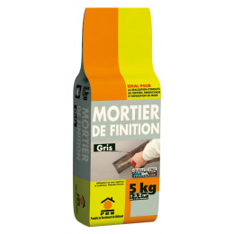Mortier de finition gris 5kg