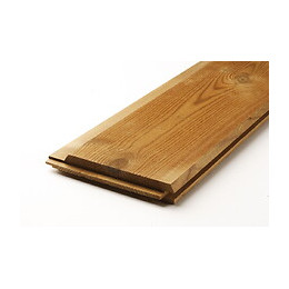 Lot de 5 clins en sapin du nord traité vert 18x135mm Longueur 2.35m