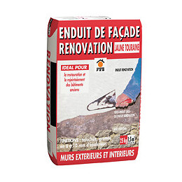 Enduit de façade rénovation jaune tourraine 25kg