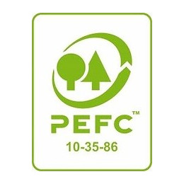 Lot de 5 clins en sapin du nord traité vert 18x135mm Longueur 2.35m