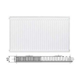 Radiateur acier compact 1240w 60x80