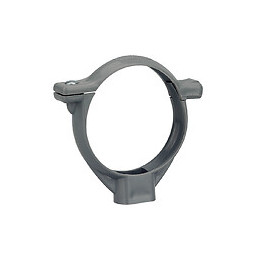 Collier de fixation à vis diamètre 80mm gris