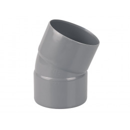 Coude en PVC femelle/femelle à coller 22° diamètre 100mm