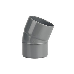 Coude en PVC mâle/femelle à coller 22° diamètre 100mm