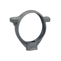 Collier de fixation à vis diamètre 80mm gris