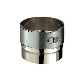 Raccord flexible sur Té de branchement diamètre 180mm