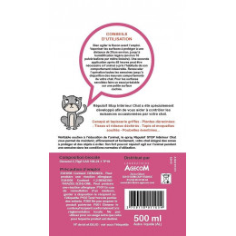 Pompe REPULSIF STOP Spray intérieur chat 600ml