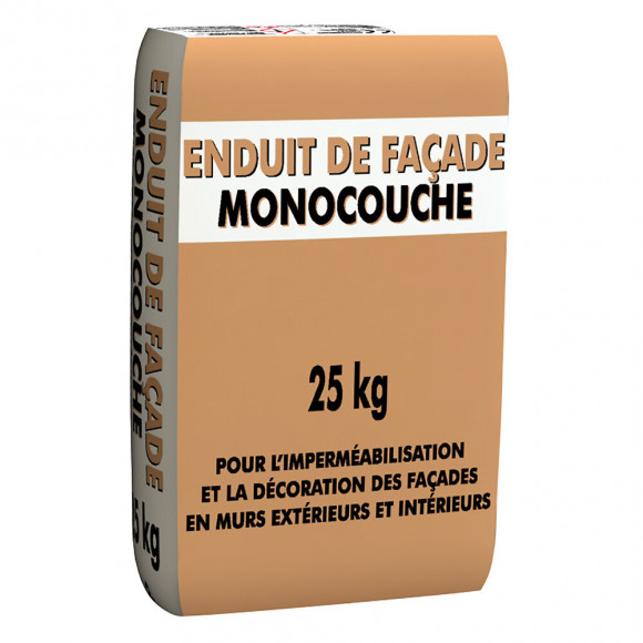 Enduit de façade monocouche 1er prix 25kg