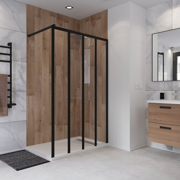 Paroi de douche à l'italienne industriel en verre 6 mm sérigraphié